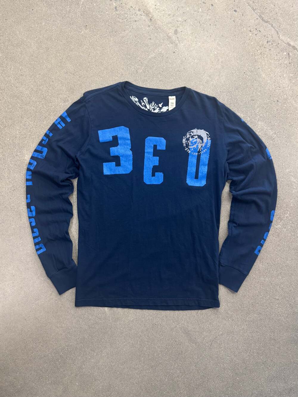 Vintage Y2K Diesel Industry Long Sleeve Shirt - S